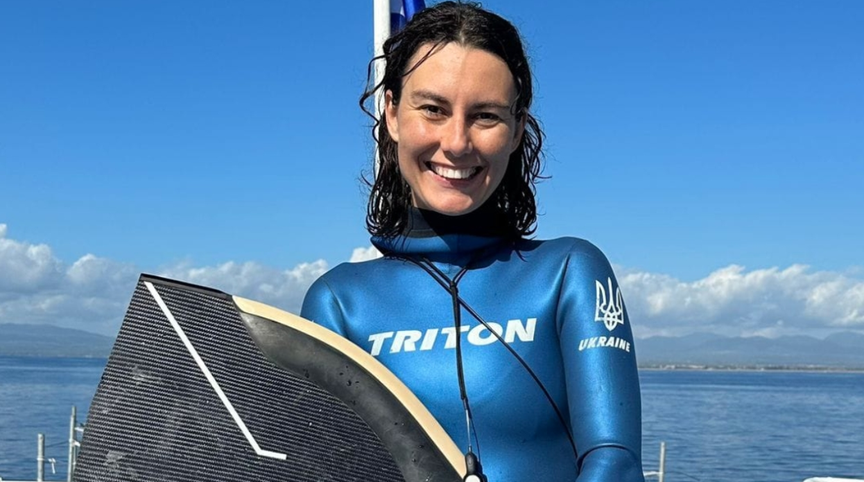 Українка встановила новий світовий рекорд з фрідайвінгу